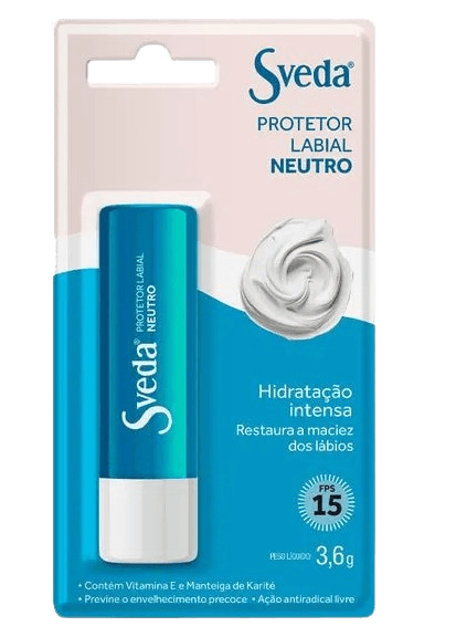 Protetor Labial Sveda Neutro FPS15 3,6g